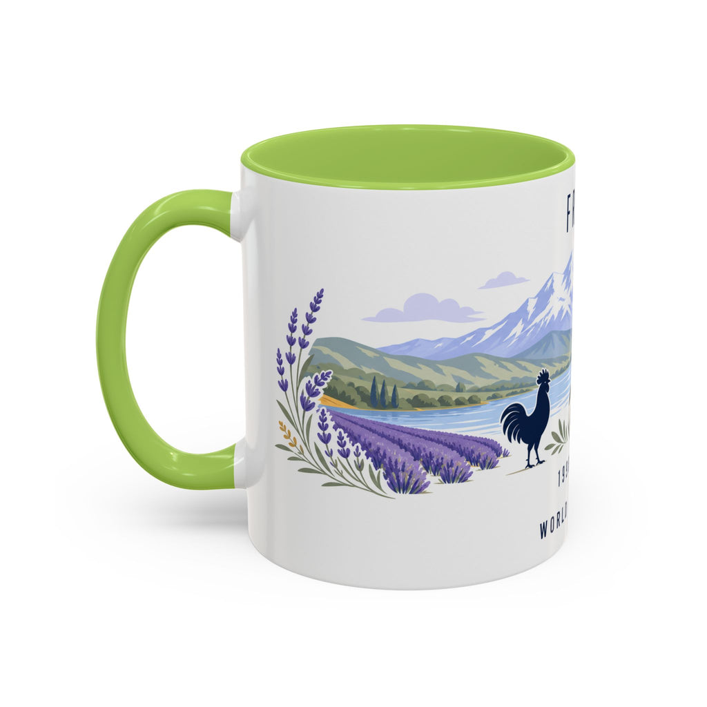 France World Champions Mug | Two Time Soccer Champion Gift | French Football Fan Cup | 1998 2018 | 11oz 15oz Accent Mug