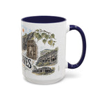 Ellora Caves Mug, India Travel Souvenir, Bucket List Gift, Accent Ceramic Coffee Mug 11oz 15oz