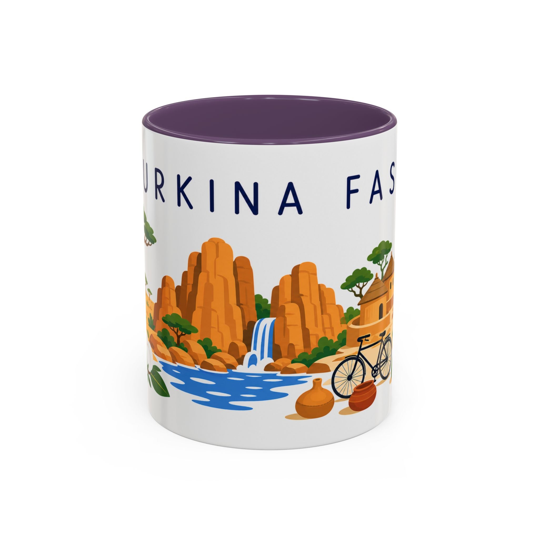 Burkina Faso Coffee Mug | Travel Souvenir Accent Mug | Country Gift Ceramic Cup 11oz 15oz