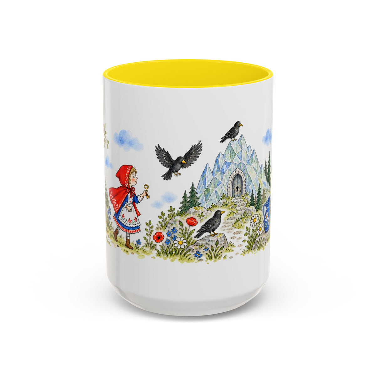 The Seven Ravens Mug | Storybook Fairy Tale Accent Coffee Mug | EveryLegend