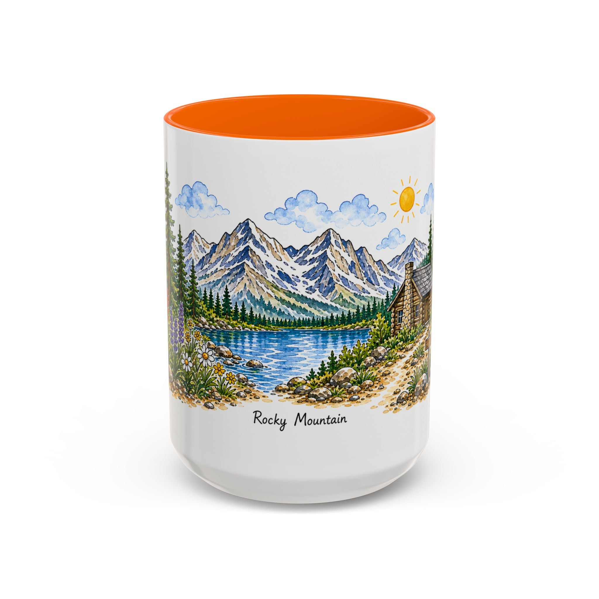 Rocky Mountain National Park Mug | US Travel Souvenir Accent Coffee Mug | 11oz 15oz Ceramic Cup
