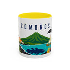 Comoros Coffee Mug | Travel Souvenir Accent Mug | Country Gift Ceramic Cup 11oz 15oz