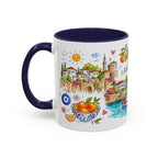 Antalya Travel Mug | European City Souvenir Accent Coffee Mug | 11oz 15oz Ceramic Cup