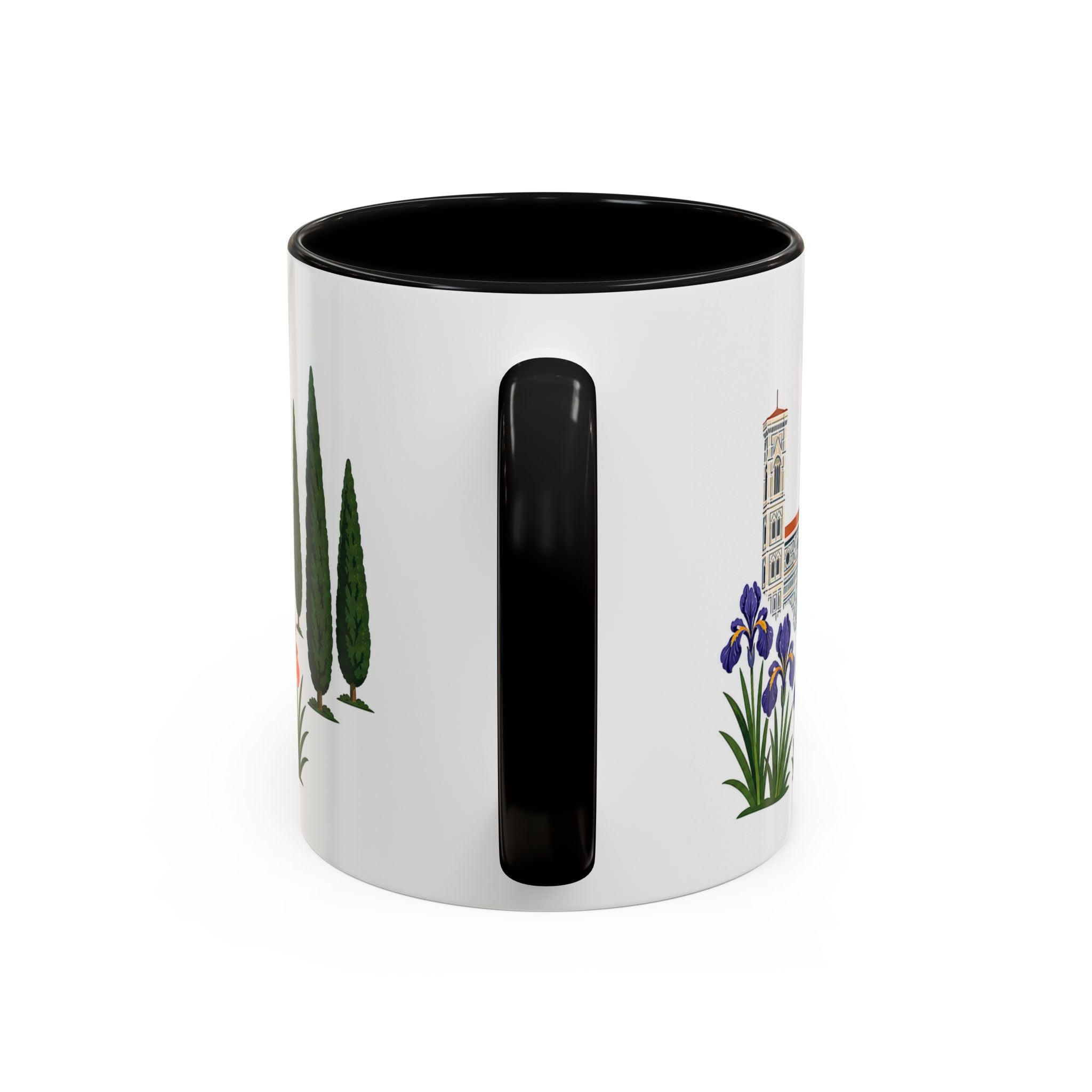 Florence Coffee Mug | Italy Travel Souvenir | Porcelain Decal City Gift | 11oz 15oz Accent Mug