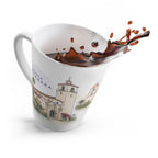 Santa Barbara Latte Mug | Watercolor City Travel Mug | 12 oz Ceramic Souvenir Gift