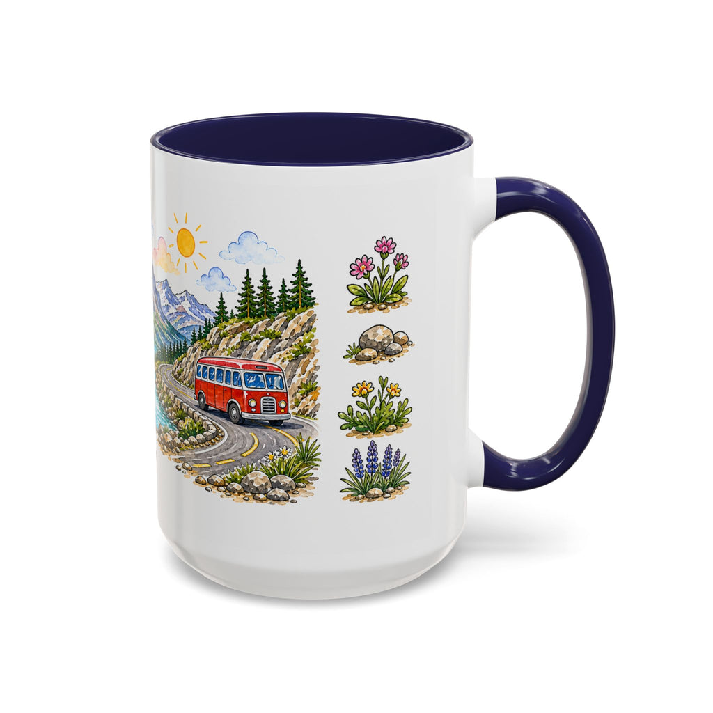 Glacier National Park Mug | US Travel Souvenir Accent Coffee Mug | 11oz 15oz Ceramic Cup