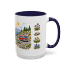 Glacier National Park Mug | US Travel Souvenir Accent Coffee Mug | 11oz 15oz Ceramic Cup