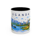 Uganda Coffee Mug | Travel Souvenir Accent Mug | Place Gift Ceramic Cup 11oz 15oz