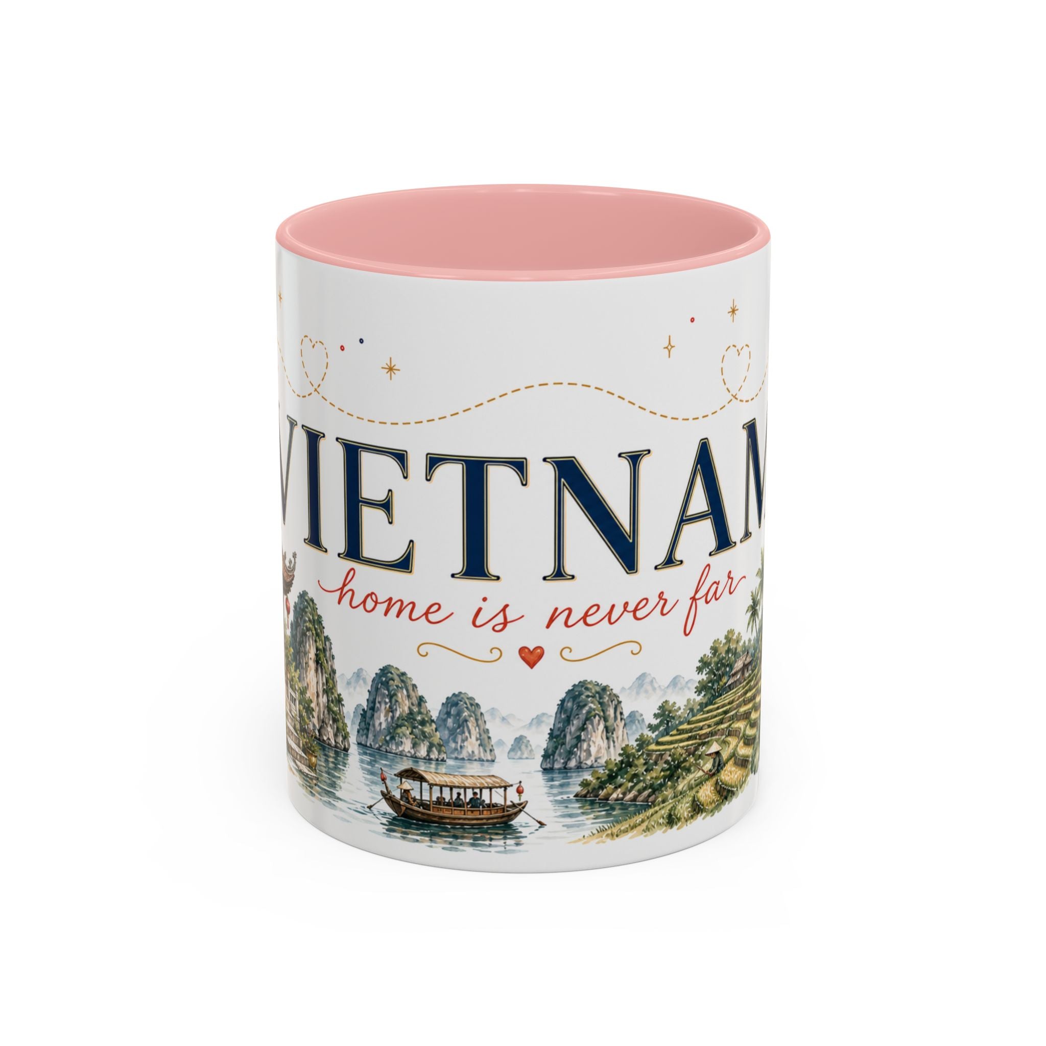 Vietnam Home Country Mug | Moving Away Gift | Long Distance Friendship | 11 oz 15 oz Accent Mug
