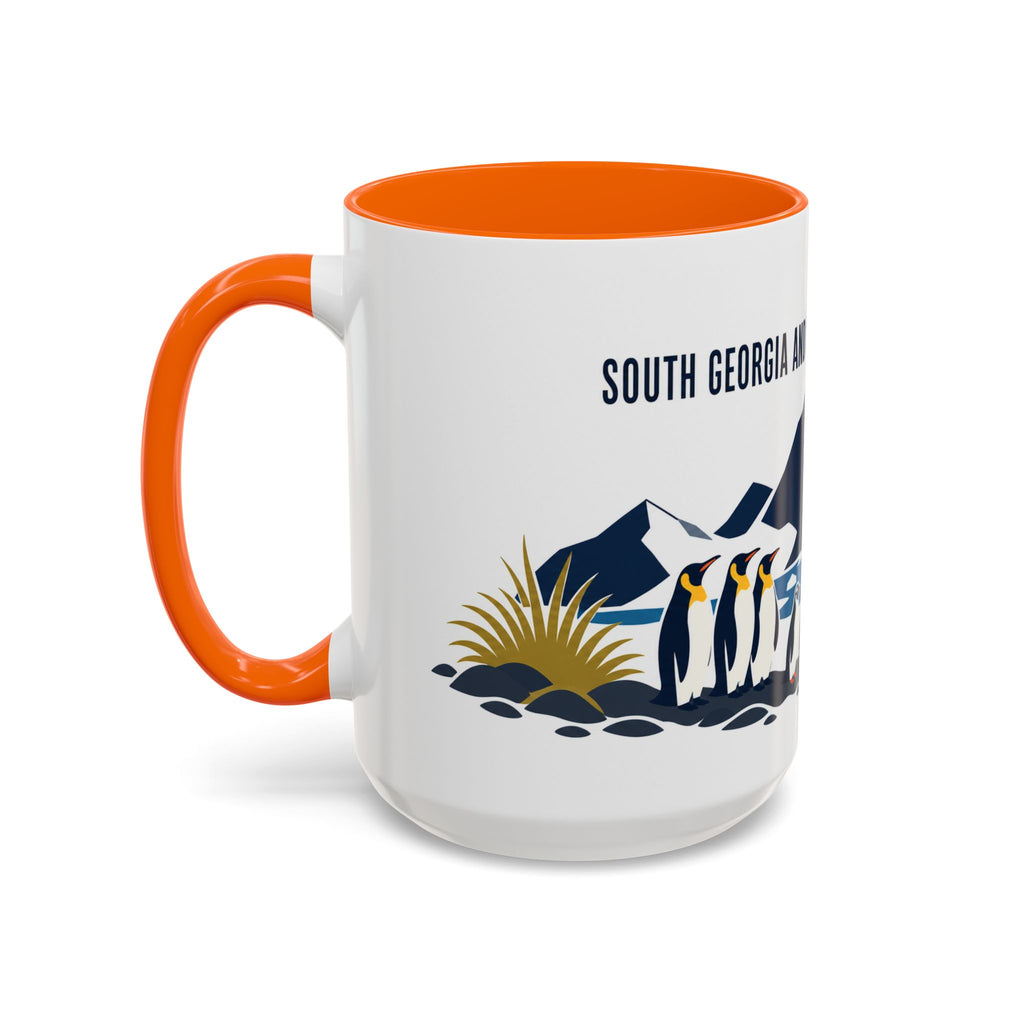 South Georgia and South Sandwich Islands Coffee Mug | Travel Souvenir Accent Mug | Country Gift Ceramic Cup 11oz 15oz