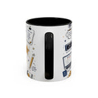The Tassel Was Worth the Hassle Coffee Mug | Funny Graduation Gift 2026 | Accent Color Ceramic 11oz 15oz