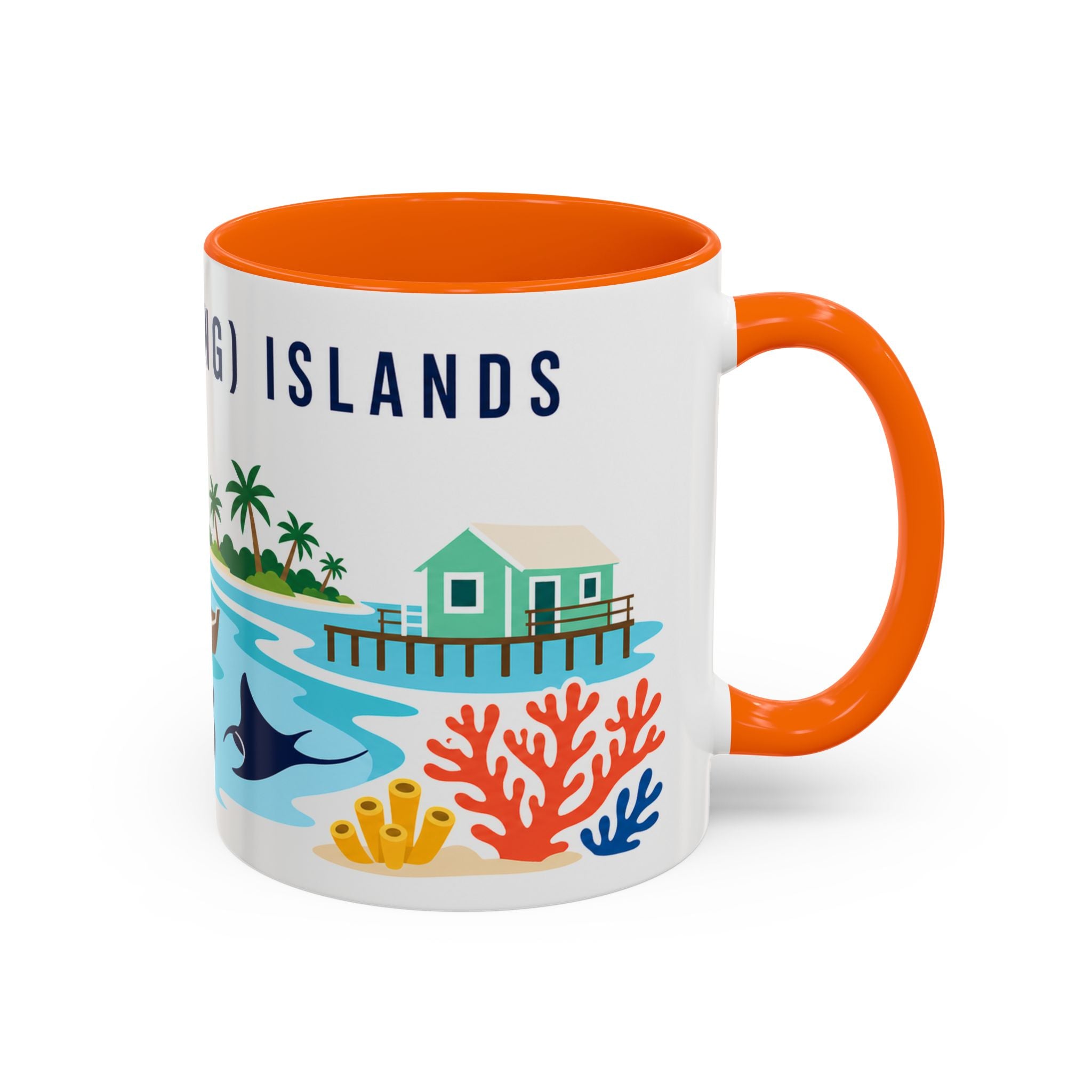 Cocos (Keeling) Islands Coffee Mug | Travel Souvenir Accent Mug | Country Gift Ceramic Cup 11oz 15oz