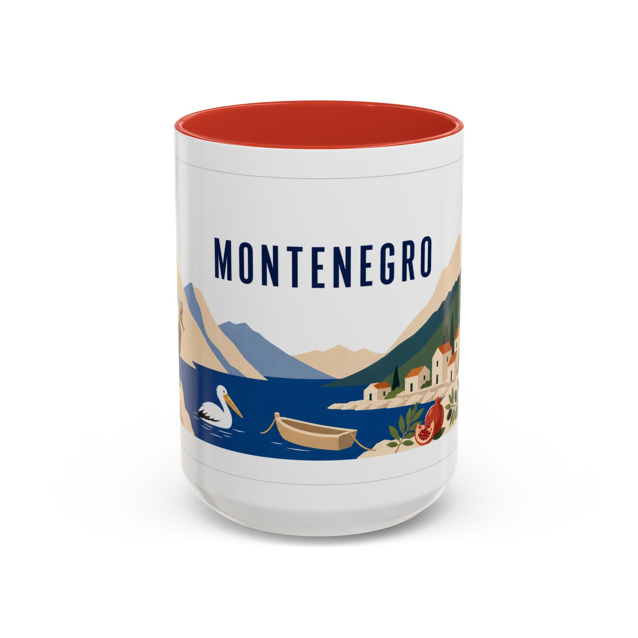 Montenegro Coffee Mug | Travel Souvenir Accent Mug | Country Gift Ceramic Cup 11oz 15oz