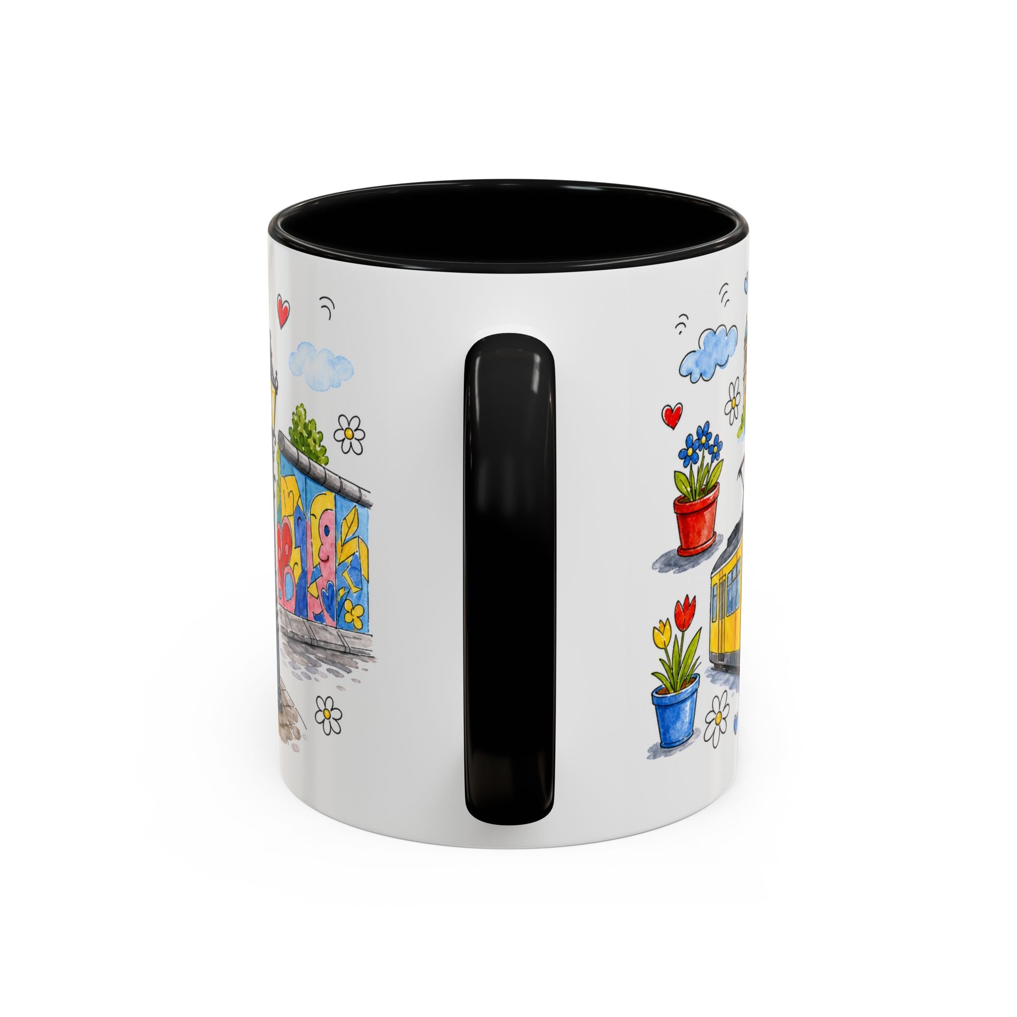 Berlin Travel Mug | European City Souvenir Accent Coffee Mug | 11oz 15oz Ceramic Cup