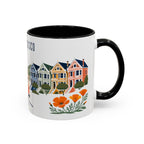 San Francisco Coffee Mug | United States Travel Souvenir | Porcelain Decal City Gift | 11oz 15oz Accent Mug