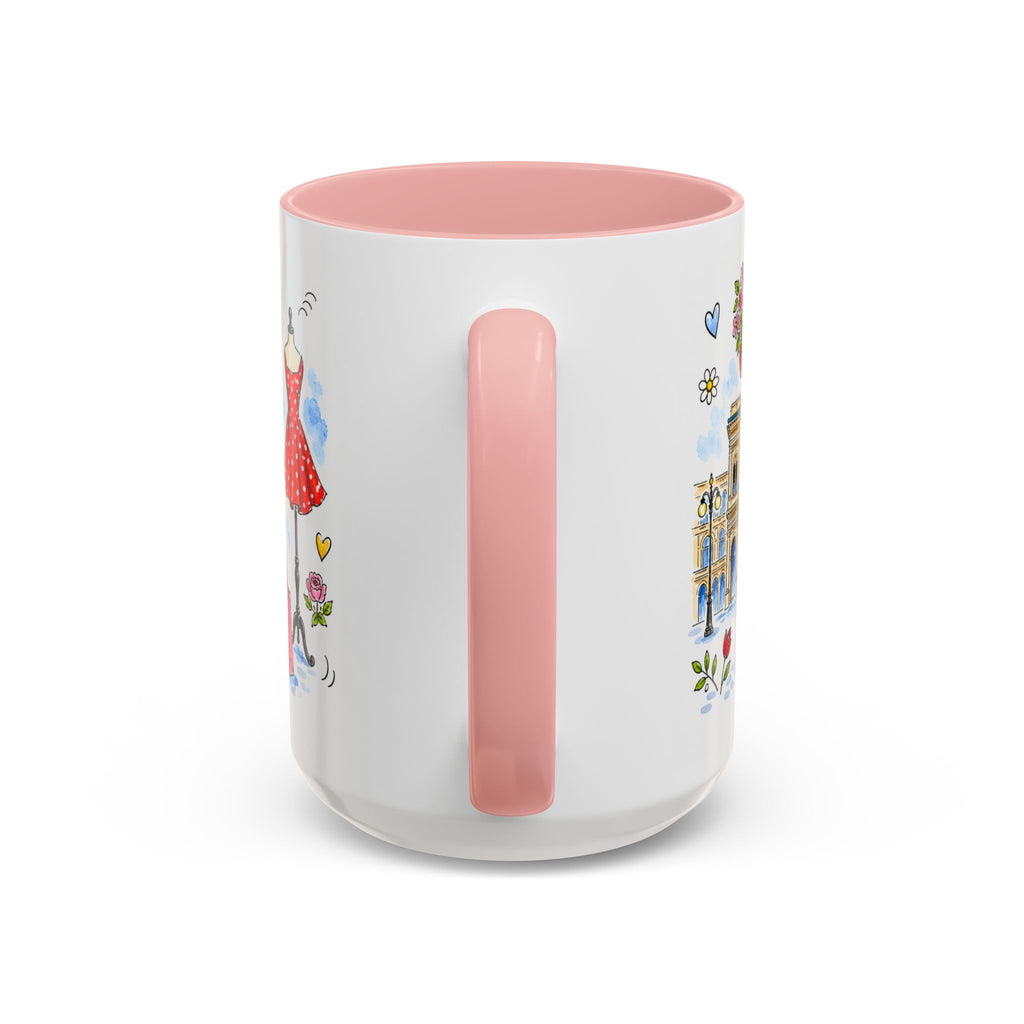 Milan Travel Mug | European City Souvenir Accent Coffee Mug | 11oz 15oz Ceramic Cup