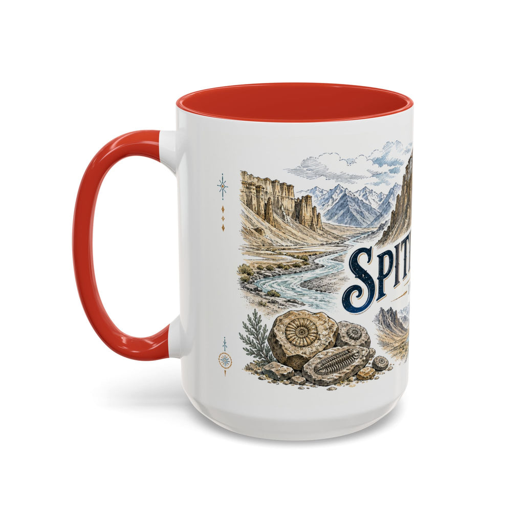 Spiti Valley Mug, India Travel Souvenir, Bucket List Gift, Accent Ceramic Coffee Mug 11oz 15oz