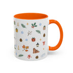 Boston Christmas Mug | Watercolor Travel Souvenir | Holiday Gift | Accent Ceramic Coffee Cup 11oz 15oz
