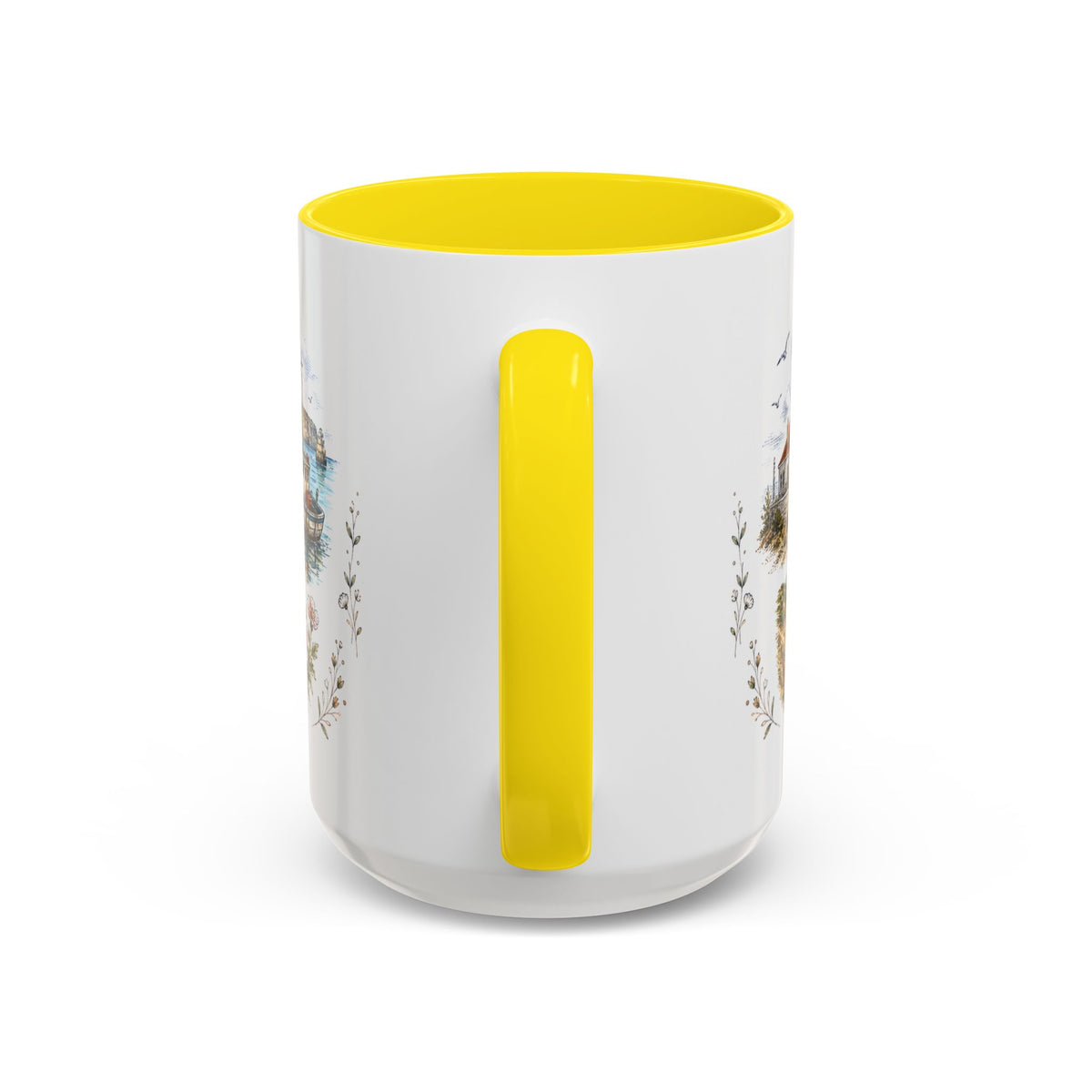 Algarve Coast Mug, Portugal Travel Souvenir, Bucket List Gift, Accent Ceramic Coffee Mug 11oz 15oz