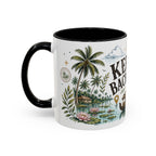 Kerala Backwaters Coffee Mug | Travel Destination Souvenir Gift | Accent Color Ceramic 11oz 15oz