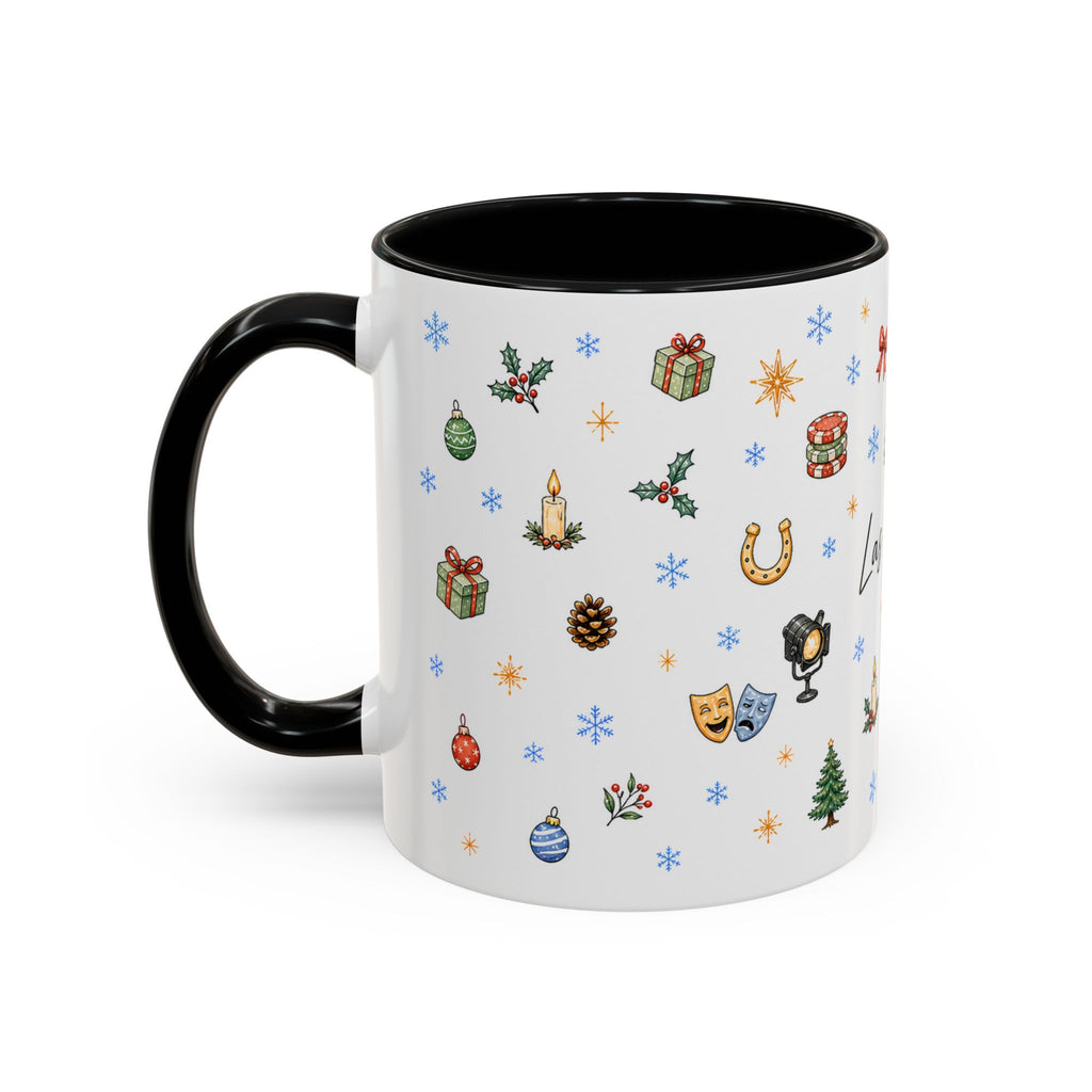 Las Vegas Christmas Mug | Watercolor City Souvenir, Travel Memories (11oz, 15oz)