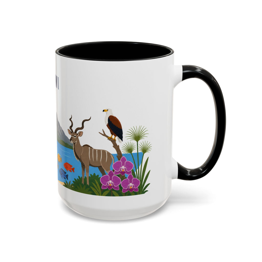 Malawi Coffee Mug | Travel Souvenir Accent Mug | Country Gift Ceramic Cup 11oz 15oz
