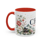 China Home Country Mug | Moving Away Gift | Long Distance Friendship | 11 oz 15 oz Accent Mug