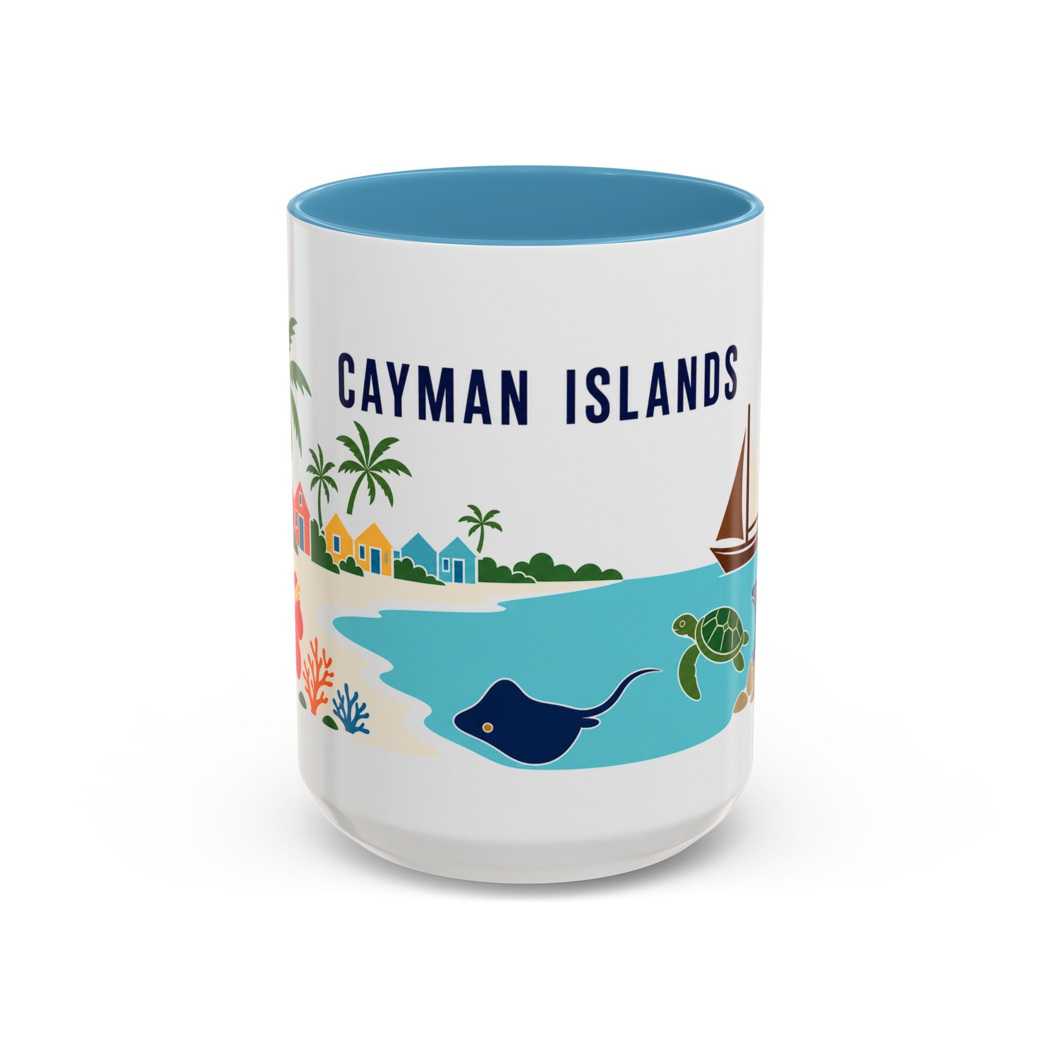 Cayman Islands Coffee Mug | Travel Souvenir Accent Mug | Country Gift Ceramic Cup 11oz 15oz