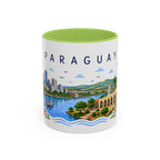 Paraguay Coffee Mug | Travel Souvenir Accent Mug | Place Gift Ceramic Cup 11oz 15oz