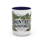 Daintree Rainforest Mug, Australia Travel Souvenir, Bucket List Gift, Accent Ceramic Coffee Mug 11oz 15oz