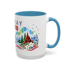 Norway Coffee Mug | Travel Souvenir Accent Mug | Country Gift Ceramic Cup 11oz 15oz
