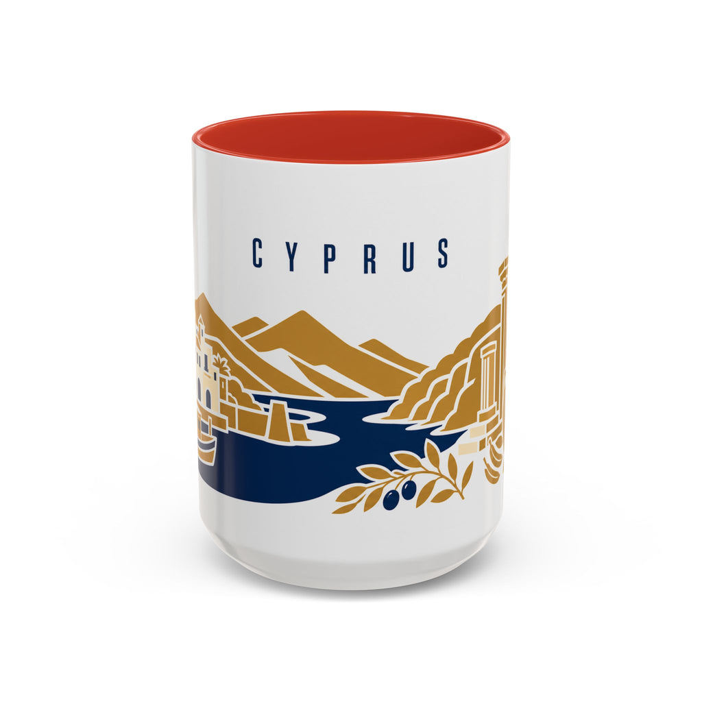 Cyprus Coffee Mug | Travel Souvenir Accent Mug | Country Gift Ceramic Cup 11oz 15oz