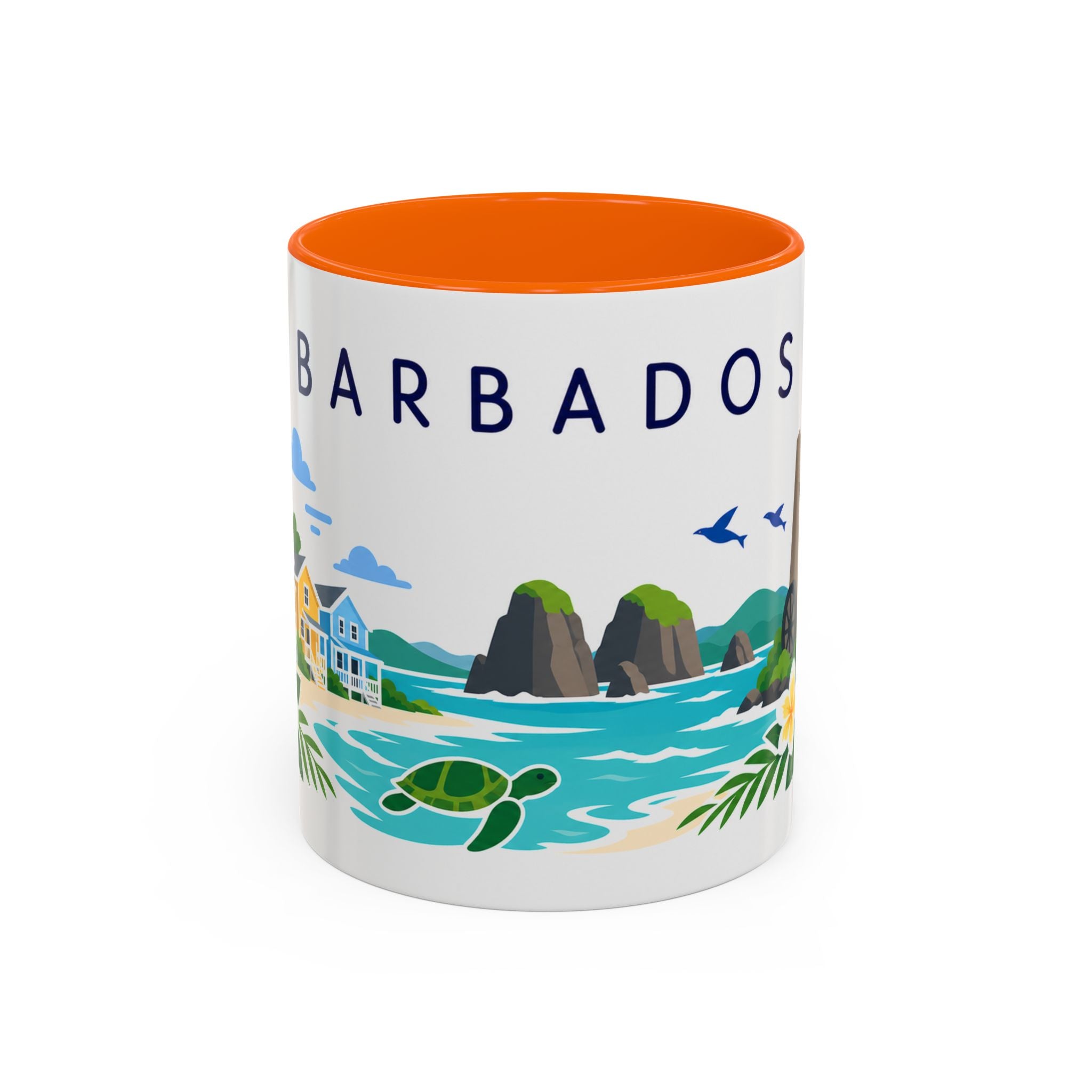 Barbados Coffee Mug | Travel Souvenir Accent Mug | Country Gift Ceramic Cup 11oz 15oz