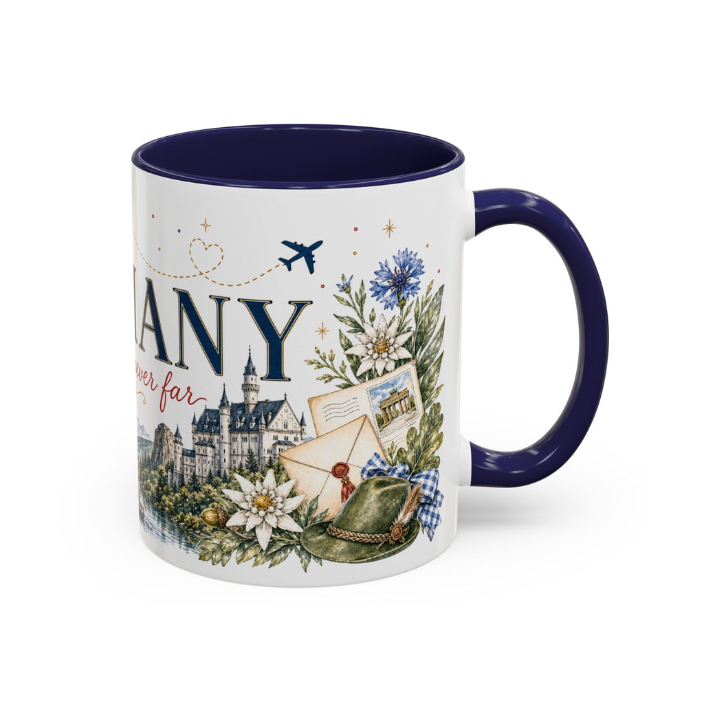 Germany Home Country Mug | Moving Away Gift | Long Distance Friendship | 11 oz 15 oz Accent Mug