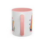 Personalized First Year Teacher Mug | Custom Name Pencil Coffee Cup