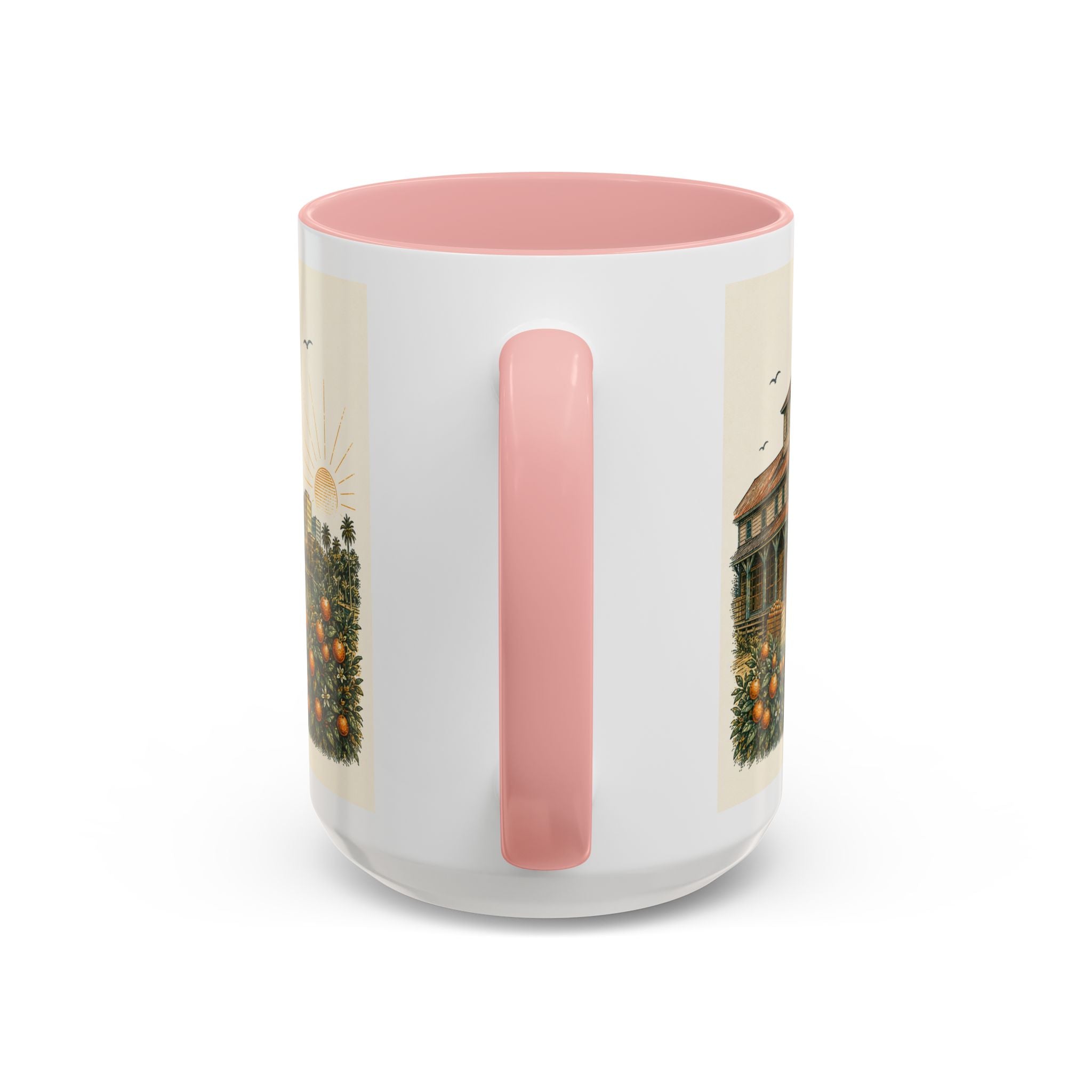 Orlando Coffee Mug | United States Travel Souvenir | Vintage Illustrated City Gift | 11 oz 15 oz Accent Mug