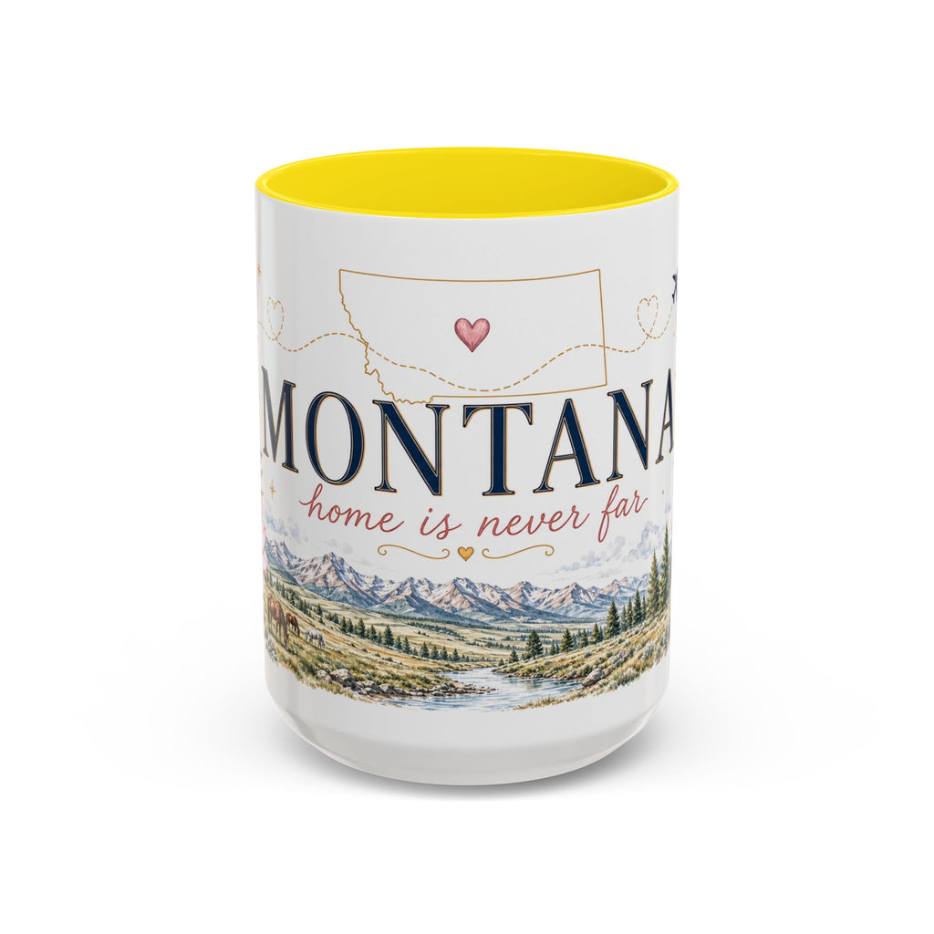 Montana Home State Mug | Moving Away, Long Distance Friendship Gift (11oz 15oz)