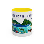 American Samoa Coffee Mug | Travel Souvenir Accent Mug | Country Gift Ceramic Cup 11oz 15oz