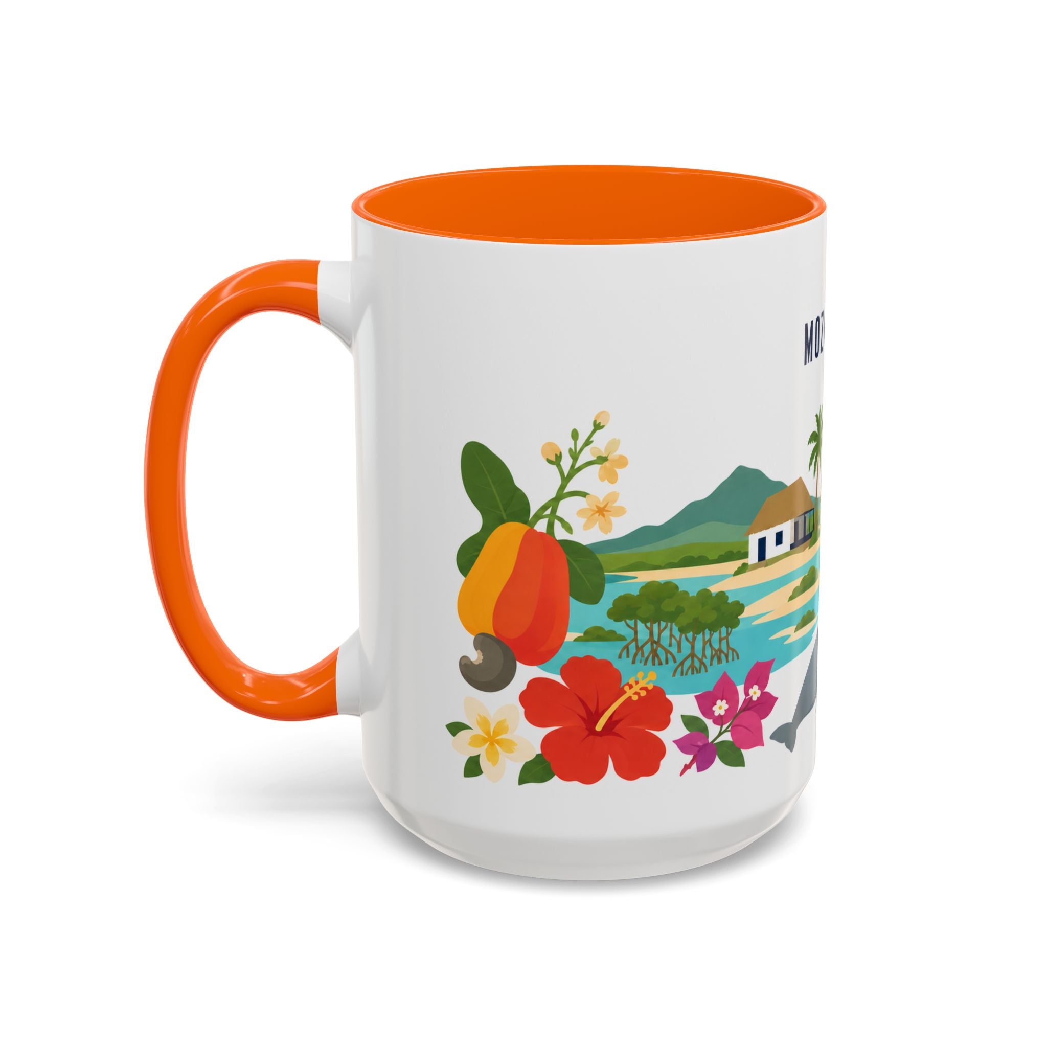 Mozambique Home Country Mug | Moving Away Gift | Long Distance Friendship | 11 oz 15 oz Accent Mug