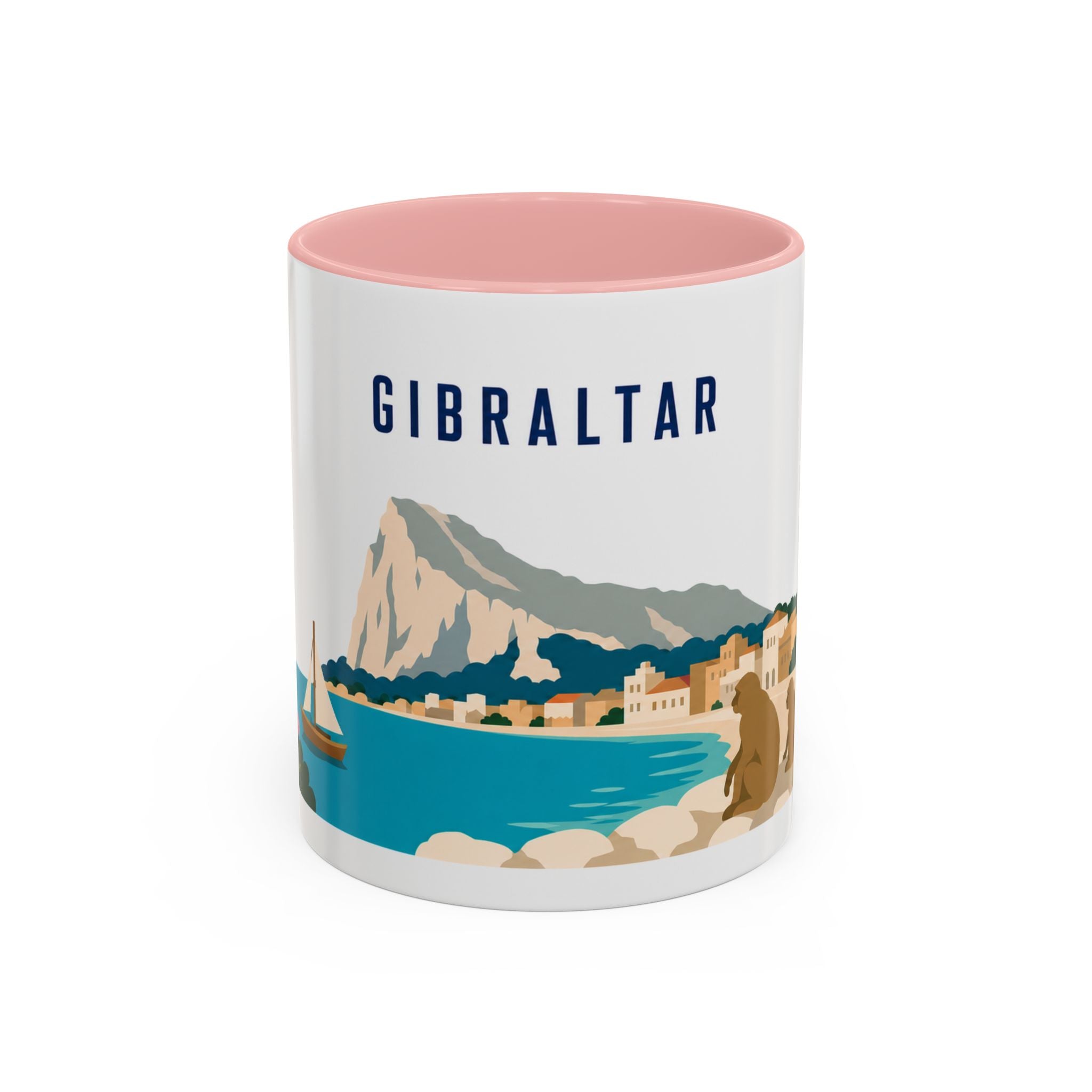 Gibraltar Coffee Mug | Travel Souvenir Accent Mug | Country Gift Ceramic Cup 11oz 15oz