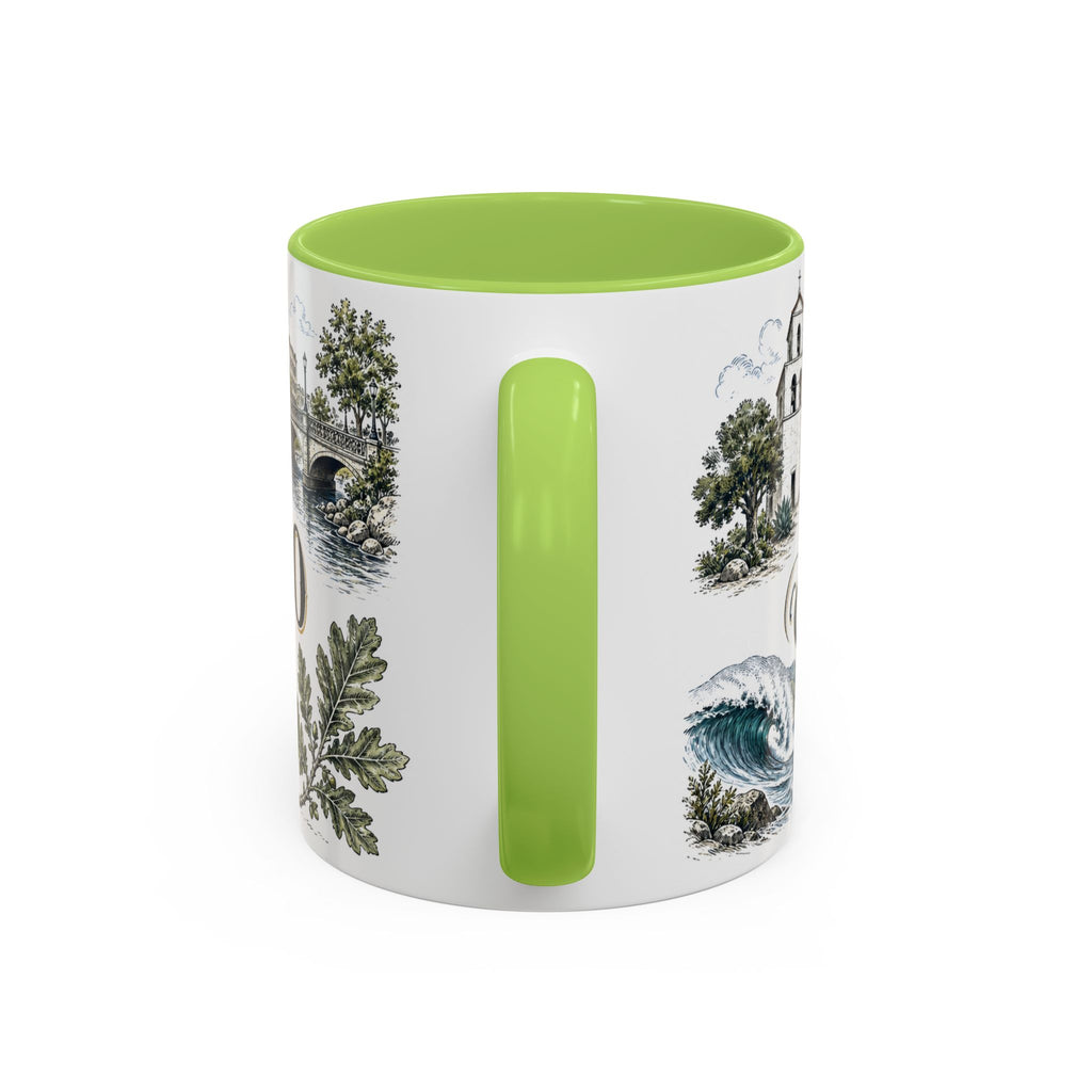 San Luis Obispo Coffee Mug | United States Travel Souvenir | Vintage Illustrated City Gift | 11 oz 15 oz Accent Mug