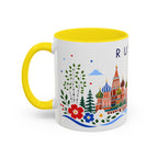 Russia Coffee Mug | Travel Souvenir Accent Mug | Place Gift Ceramic Cup 11oz 15oz