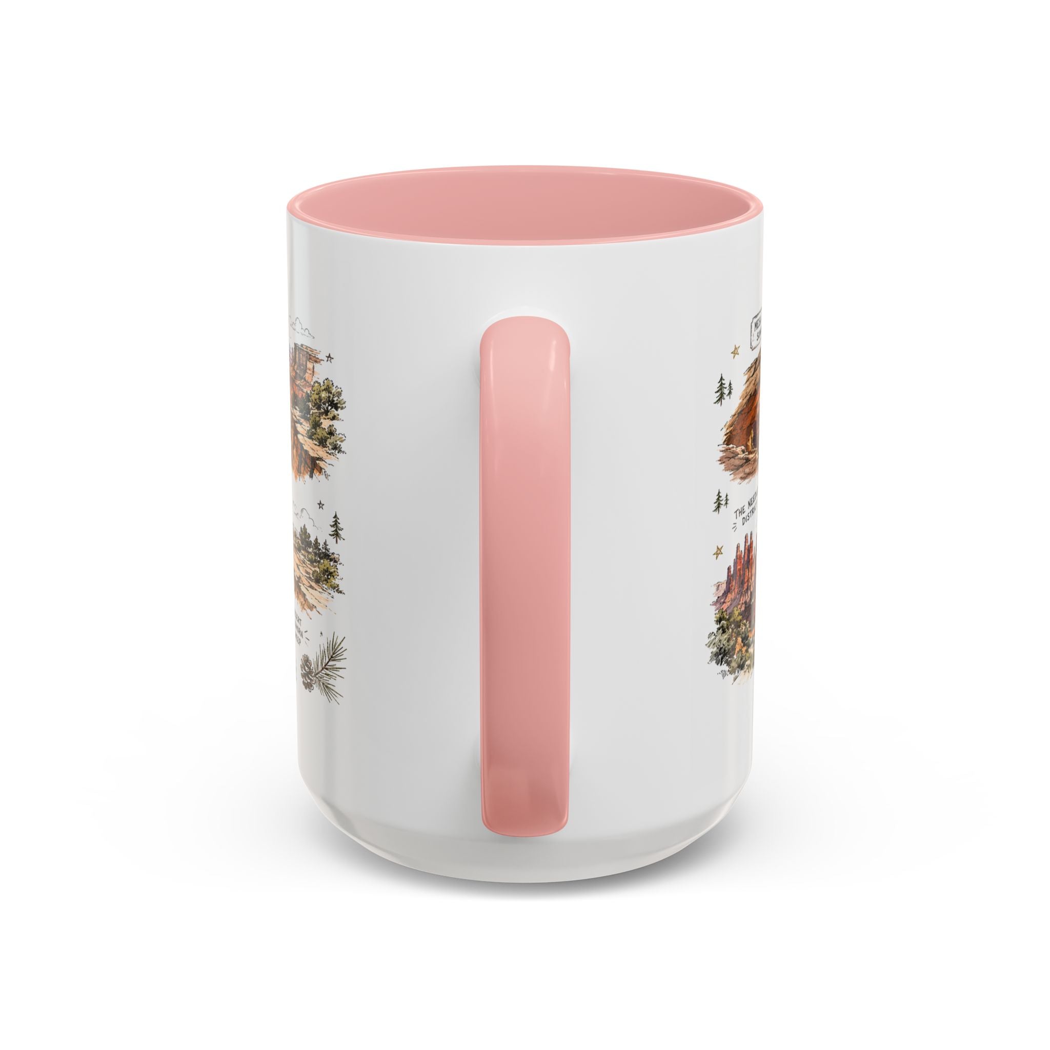 Canyonlands National Park Coffee Mug | Utah Red Rock Desert River Gift | Accent Color Ceramic 11oz 15oz