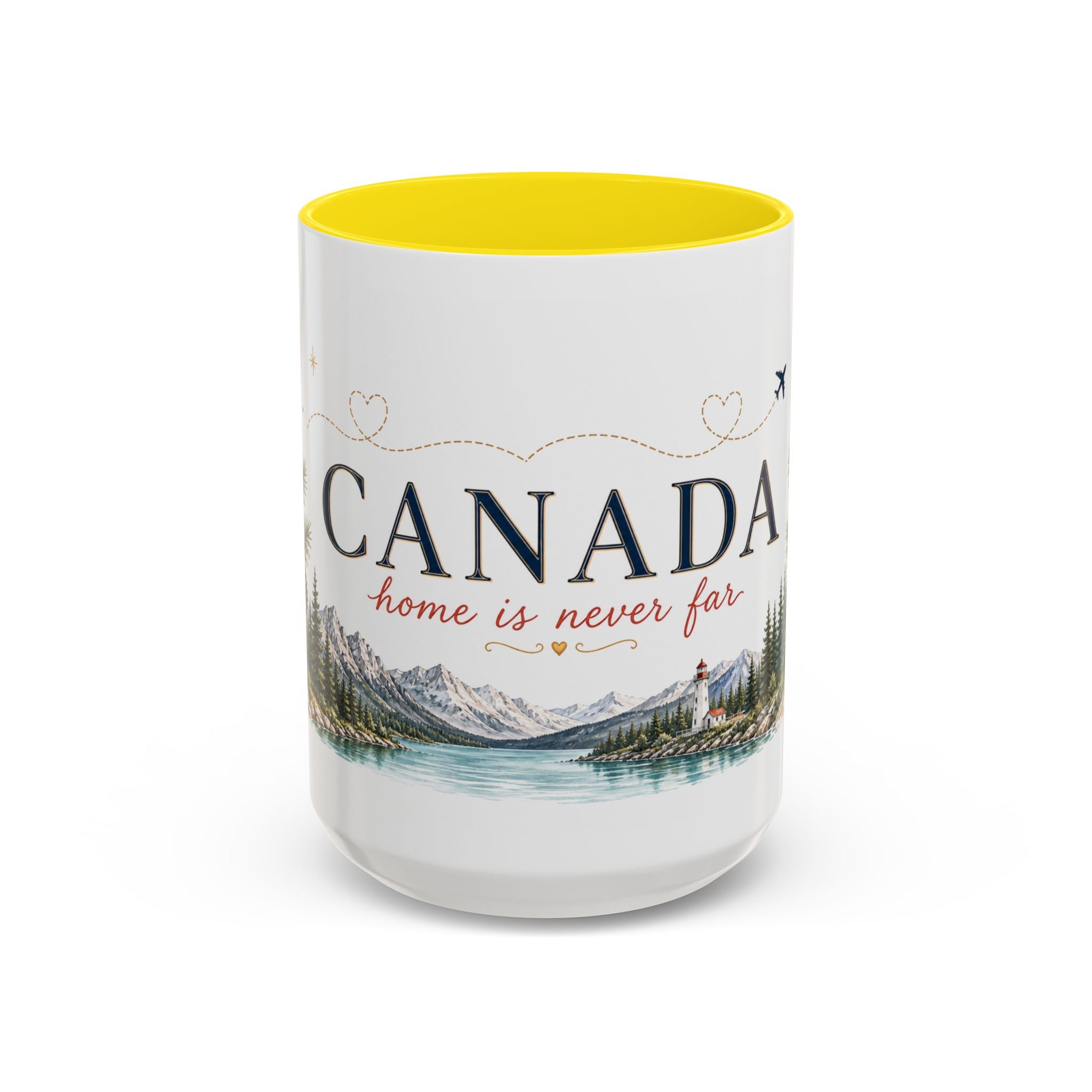Canada Home Country Mug | Moving Away Gift | Long Distance Friendship | 11 oz 15 oz Accent Mug