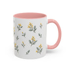 Nevada Sagebrush Mug, State Flower Floral Coffee Cup, 11oz Botanical Gift