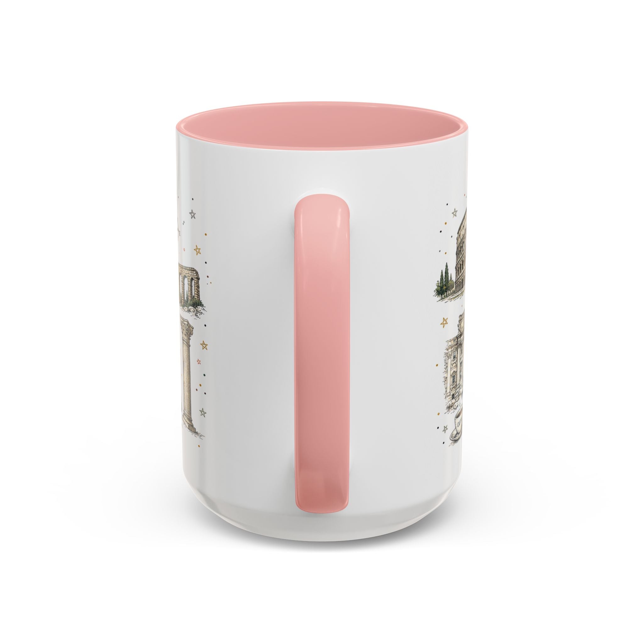 Rome Coffee Mug | Italy Souvenir Travel Gift | Accent Color Ceramic 11oz 15oz