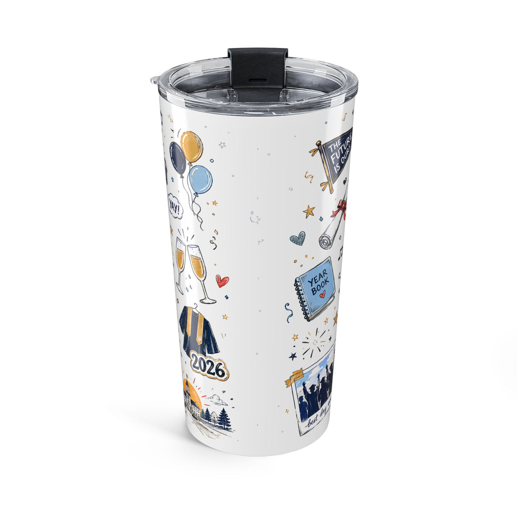 We Did It Class of 2026 20oz Tumbler | Graduation Gift | Insulated Stainless Steel Travel Cup