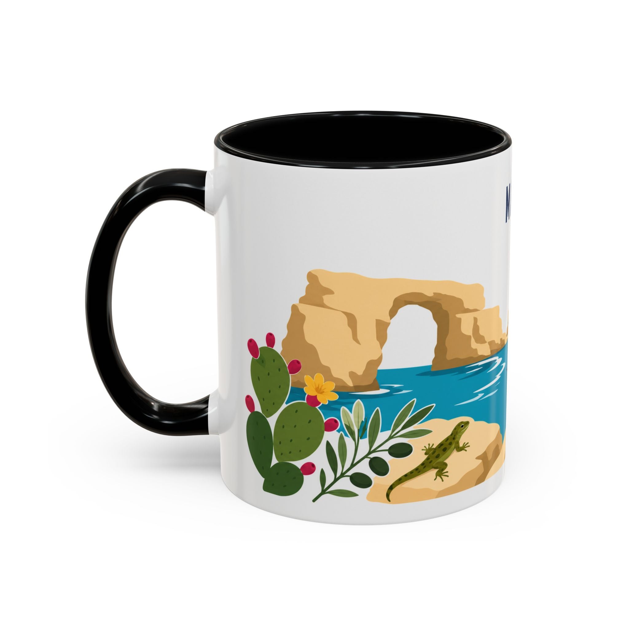 Malta Coffee Mug | Travel Souvenir Accent Mug | Country Gift Ceramic Cup 11oz 15oz
