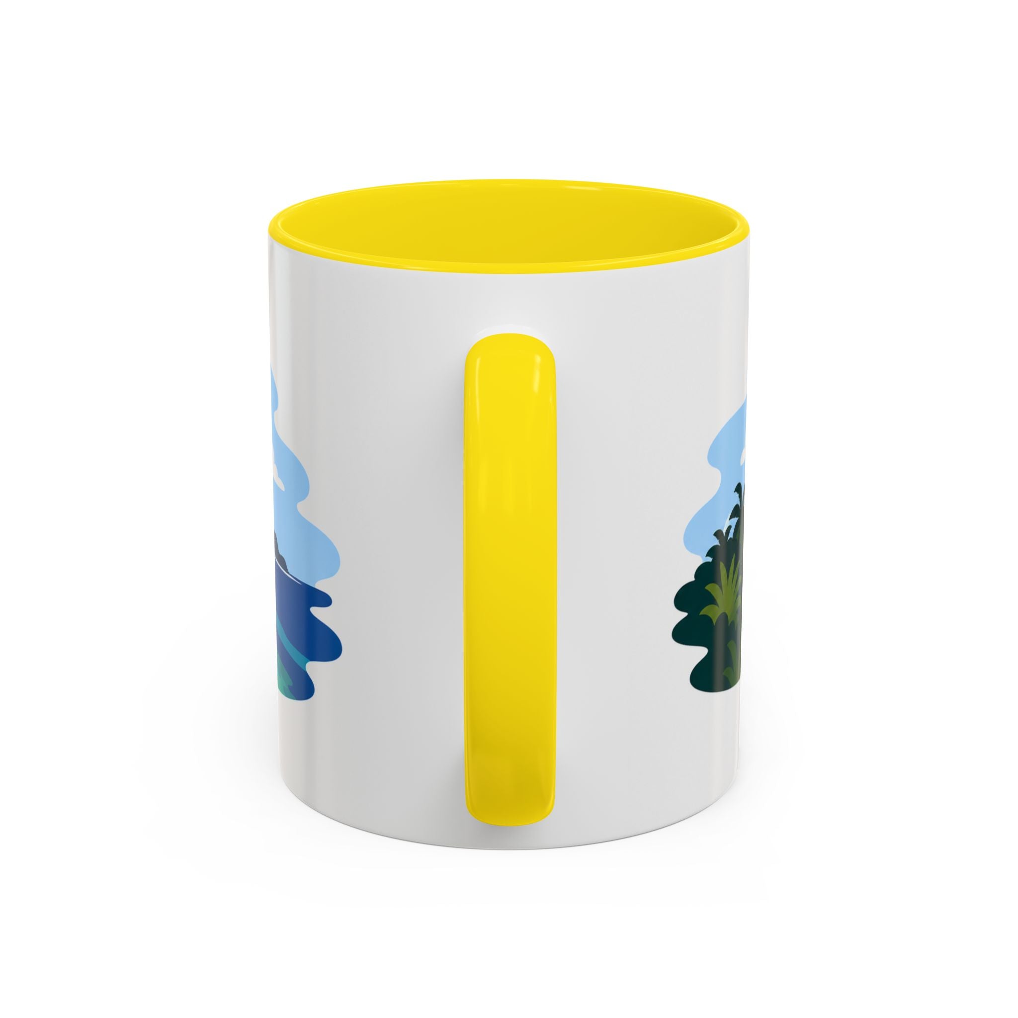 National Park of American Samoa Coffee Mug | Solid Color Block Park Souvenir | 11oz 15oz Accent Mug