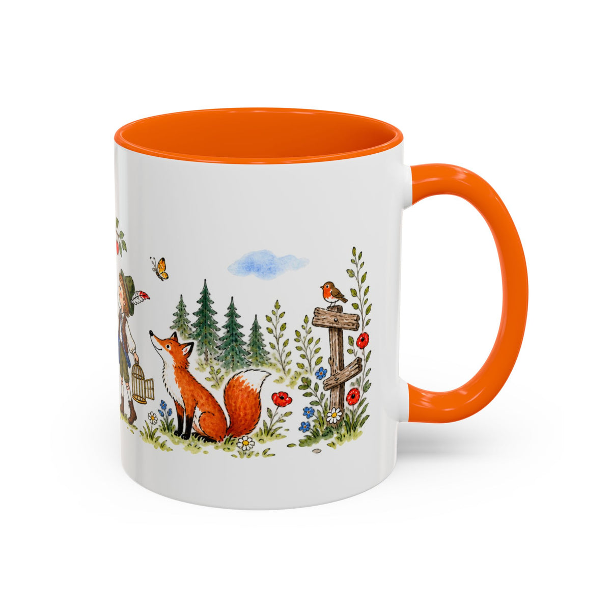 The Golden Bird Mug | Storybook Fairy Tale Accent Coffee Mug | EveryLegend